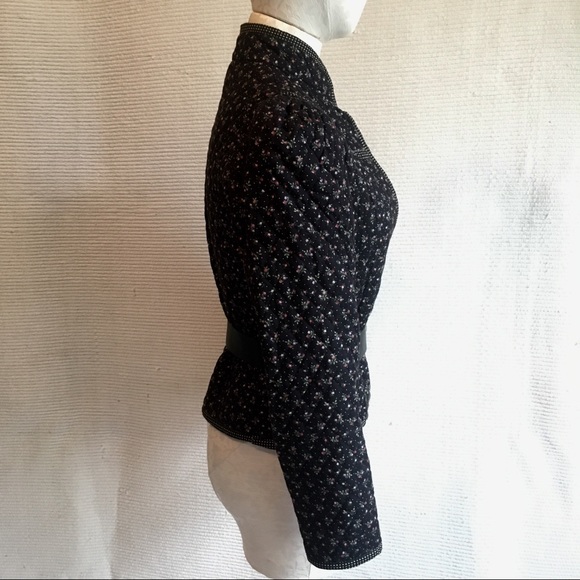 Gunne Sax M Vintage 70s Quilted Prairie Jacket - Picture 6 of 8